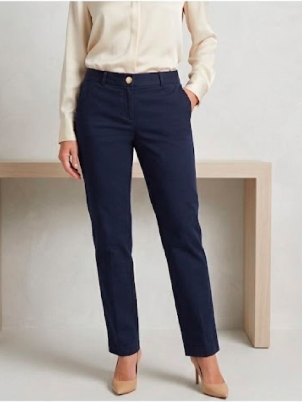 Michael Kors Blue Straight Leg slacks